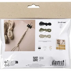 Clearance Creativ Company Smykkekit - Macramé armbånd, 3 stk