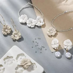 Clearance Creativ Company Smykkekit - Rose-smykker (hvid/beige)