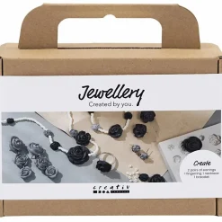 Discount Creativ Company Smykkekit - Rose-smykker (sort/hvid)