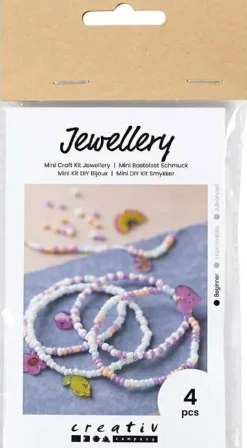 Creativ Company Smykkekit mini - Armbånd m. krympeplast charms