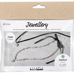 Hot Creativ Company Smykkekit mini - Halskæder 2 stk, Aventurin