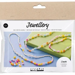 Discount Creativ Company Smykkekit mini - Rocaiperler og rørperler