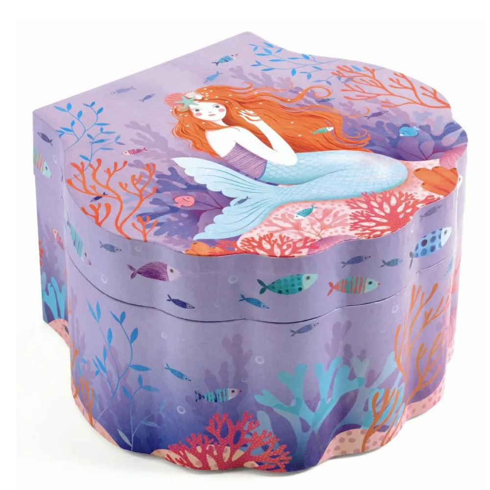 Outlet Djeco Smykkeskrin med musik - Havfrue