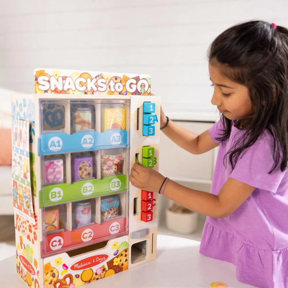 Hot Melissa & Doug Snackautomat, 16 dele