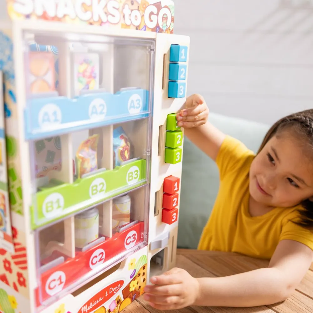 Hot Melissa & Doug Snackautomat, 16 dele