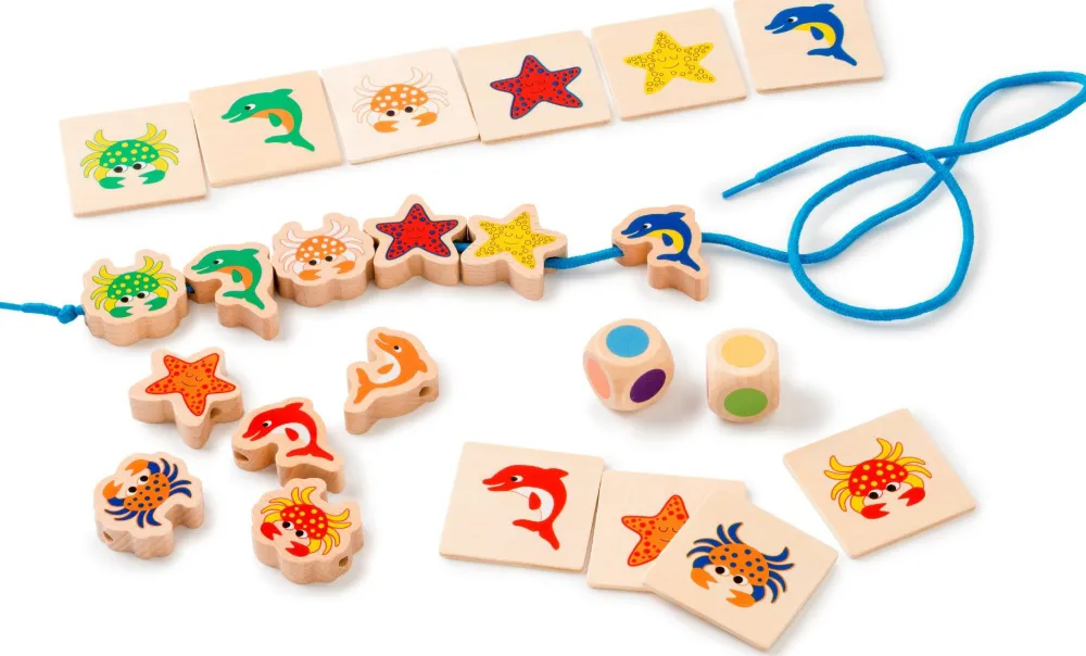 Sale Toys for Life Snør havdyrene - Styrk finmotorikken