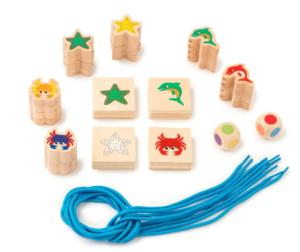 Sale Toys for Life Snør havdyrene - Styrk finmotorikken