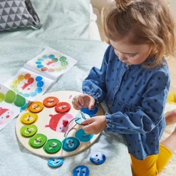 Best Haba Snøreleg - Den farveglade larve