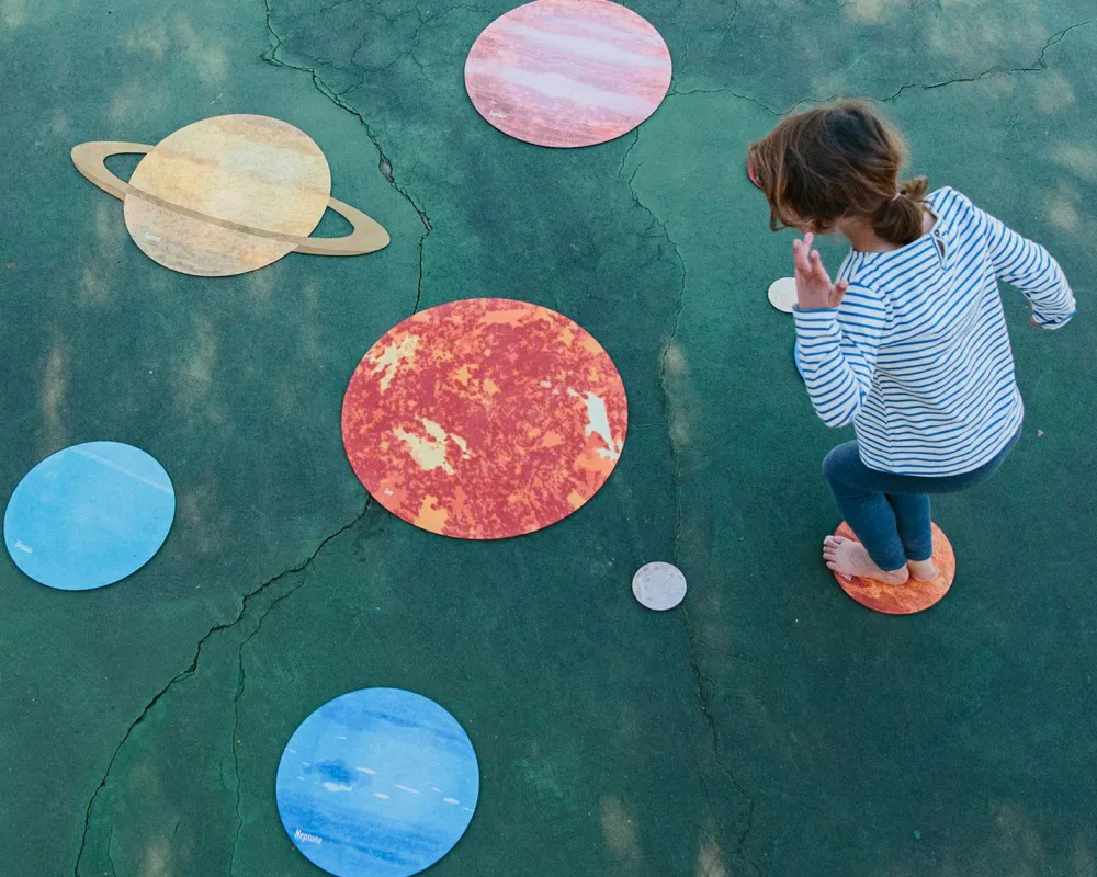 Sale Solsystem i gummi, 10 dele