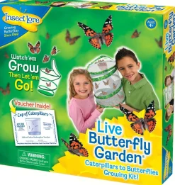 Sale InsectLore Sommerfuglehave m. 5 fritleverede larver