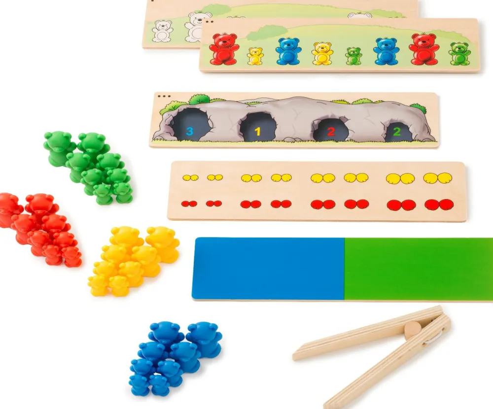 Toys for Life Sorter bjørnene - Lær om farve og størrelse