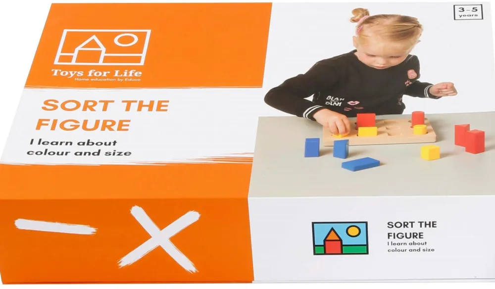 Clearance Toys for Life Sorter figurerne - Lær om farve og størrelse