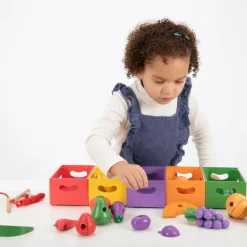 Discount tickit® Sorter i kasser - Grøntsager og frugter