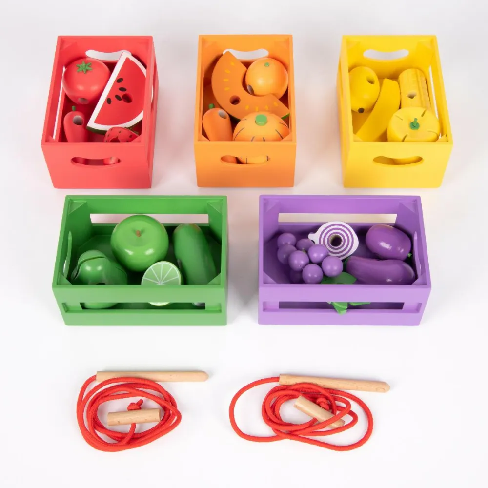 Discount tickit® Sorter i kasser - Grøntsager og frugter