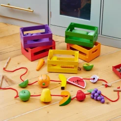 Discount tickit® Sorter i kasser - Grøntsager og frugter