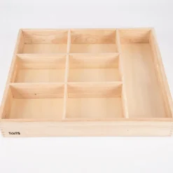 Hot tickit® Sorteringsbakke af træ, 7 rum