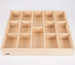 Online tickit® Sorteringsbakke af træ, 14 rum