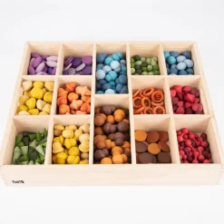 Online tickit® Sorteringsbakke af træ, 14 rum