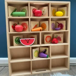 Online tickit® Sorteringsbakke af træ, 14 rum