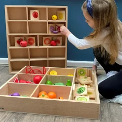 Online tickit® Sorteringsbakke af træ, 14 rum