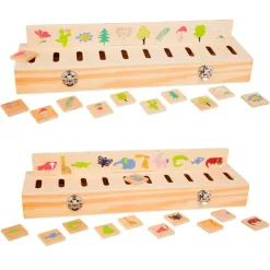 New small foot Sorteringskasse - Natur