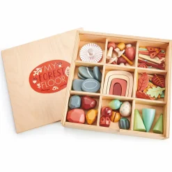 Hot Tender Leaf Sorteringssæt - Skatte fra skovbunden, 50 dele