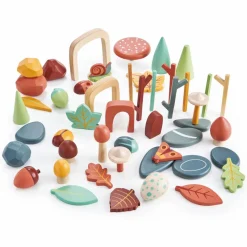 Hot Tender Leaf Sorteringssæt - Skatte fra skovbunden, 50 dele