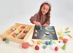 Hot Tender Leaf Sorteringssæt - Skatte fra skovbunden, 50 dele