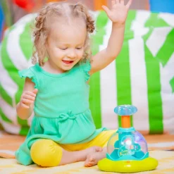 Hot Bright Starts Spinner med lys og musik