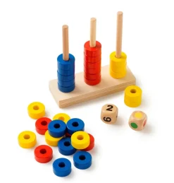 New Toys for Life Stabel ringene - Lær at bygge og tælle