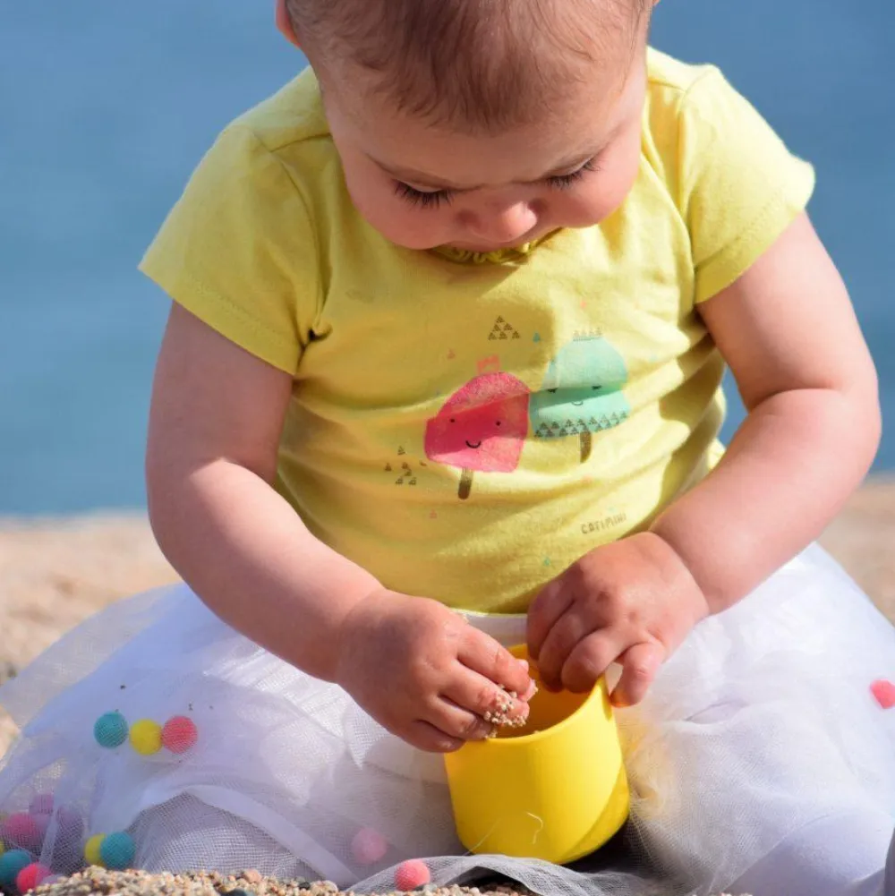 Sale Dëna Stablekopper i silikone - Neon, 6 stk