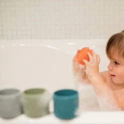 Best Dëna Stablekopper i silikone - Natur, 6 stk