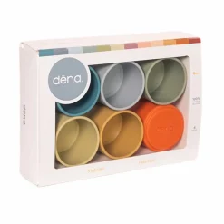 Best Dëna Stablekopper i silikone - Natur, 6 stk