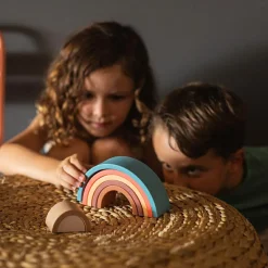 Online Stableregnbue, lille - Blå & beige