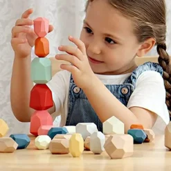 Clearance Stablesten af træ, 36 stk