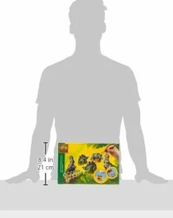 SES Creative Støb & Mal - Dinosaurer, 3 forskellige