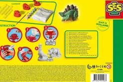 SES Creative Støb & Mal - Dinosaurer, 3 forskellige