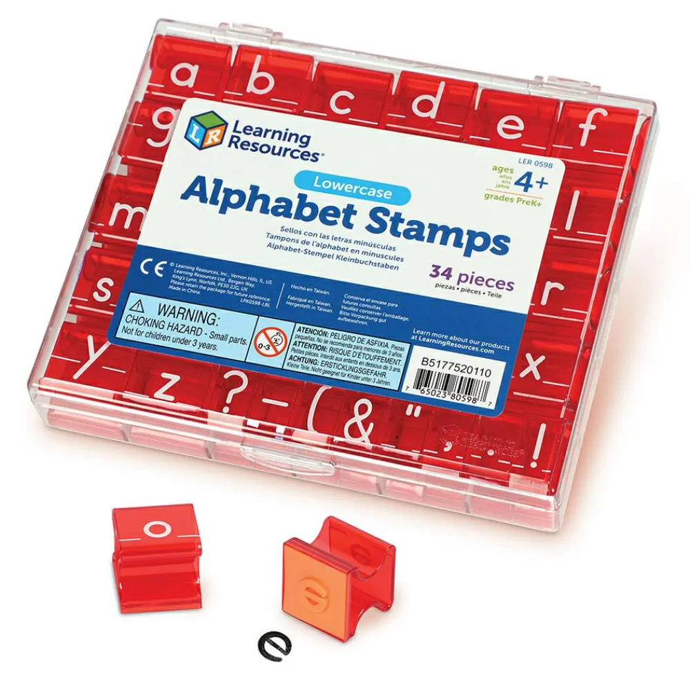 New Learning Resources Stempelsæt - Små bogstaver (A-Z)