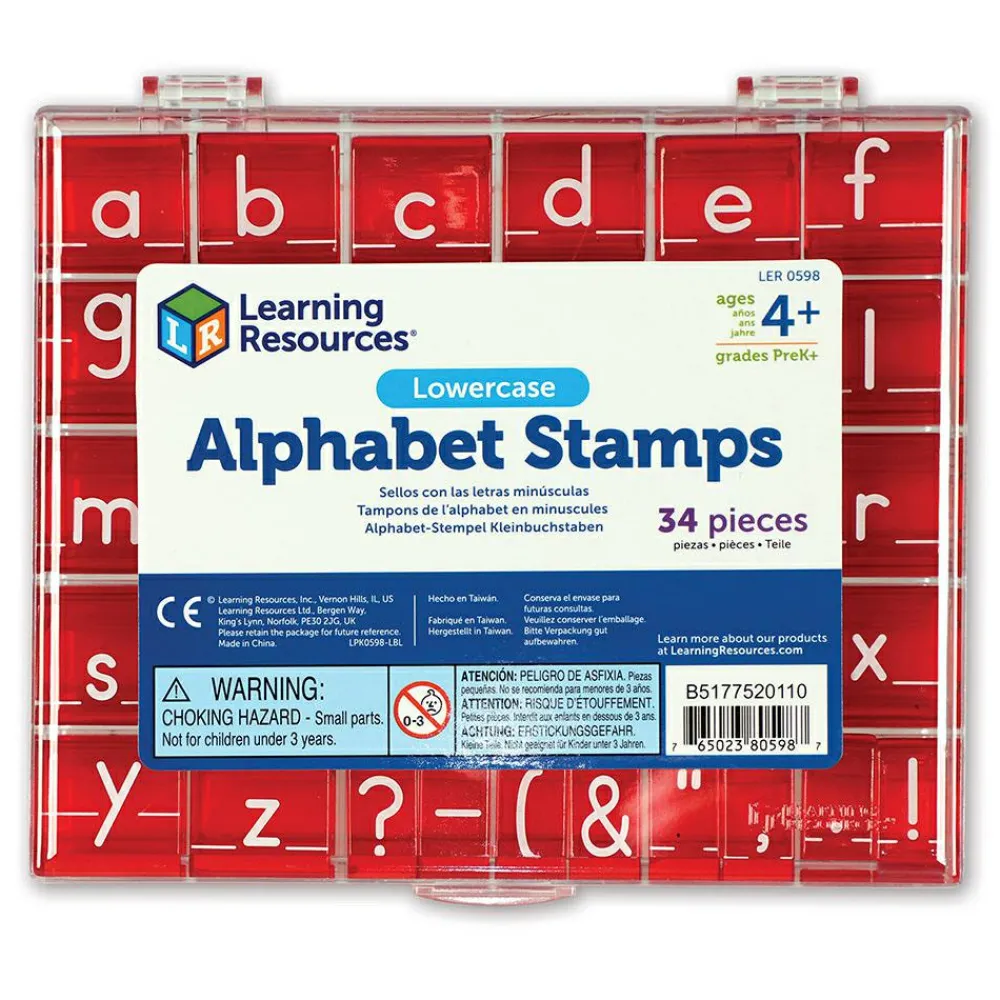 New Learning Resources Stempelsæt - Små bogstaver (A-Z)