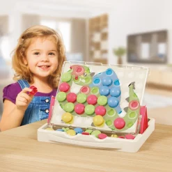 New Quercetti Stiftmosaik - FantaColor Junior Pastel, 58 stk