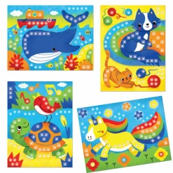 Sale Quercetti Stiftmosaik - FantaColor m. dyr, 180 stk