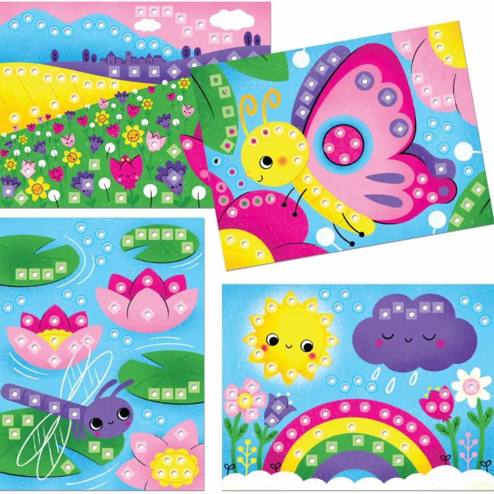 Sale Quercetti Stiftmosaik - FantaColor m. natur, 180 stk