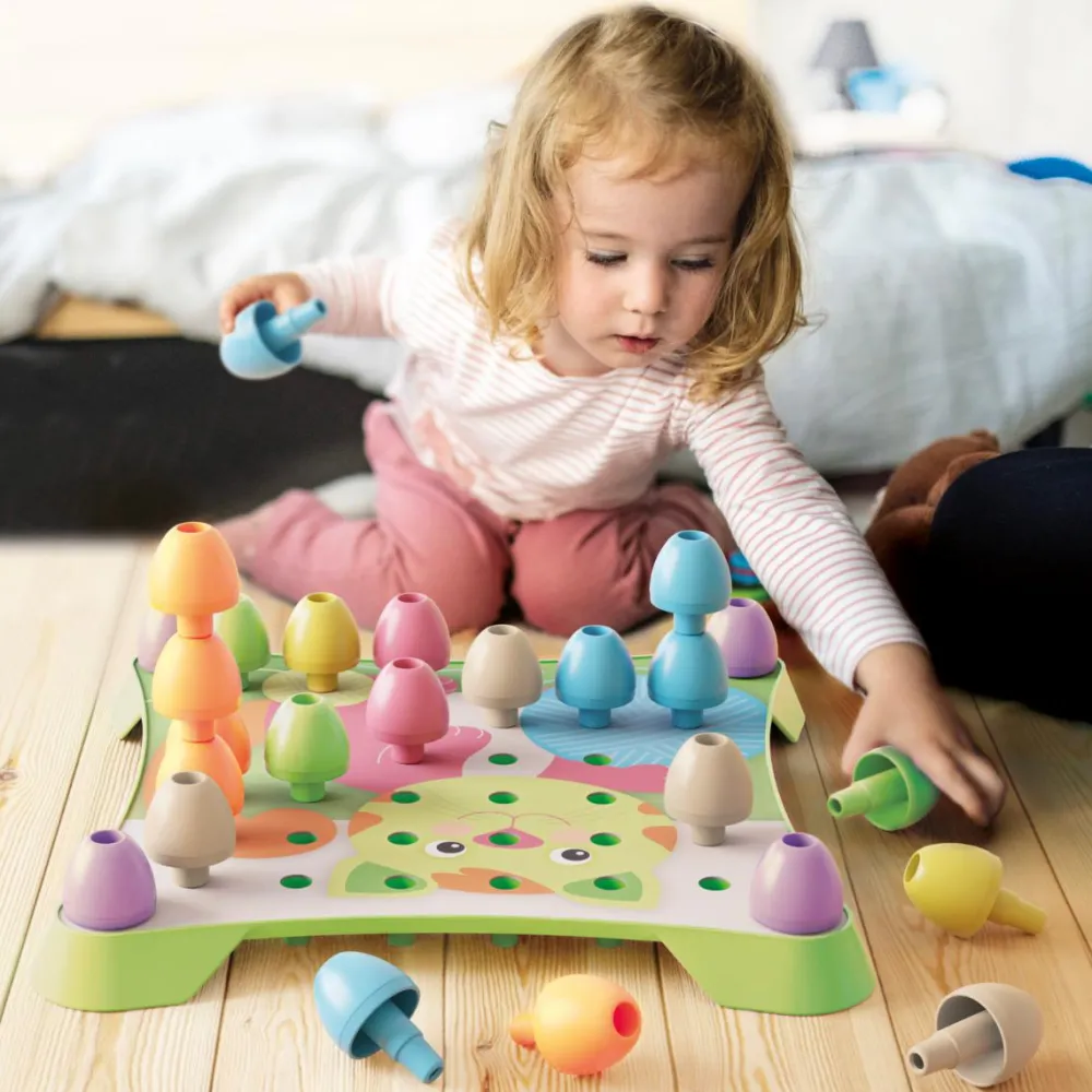 Best Quercetti Stiftmosaik Jumbo Peggy Evo, 41 dele