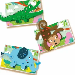 SES Creative Stiftmosaik med bevægelige dyr