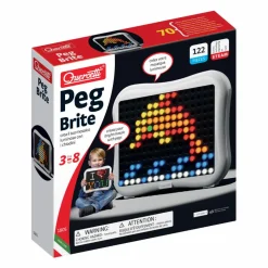 Discount Quercetti Stiftmosaik med LED - Peg Brite, 122 stk