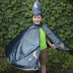 Hot Great Pretenders Stjernekappe med hat, str. 5-6 år