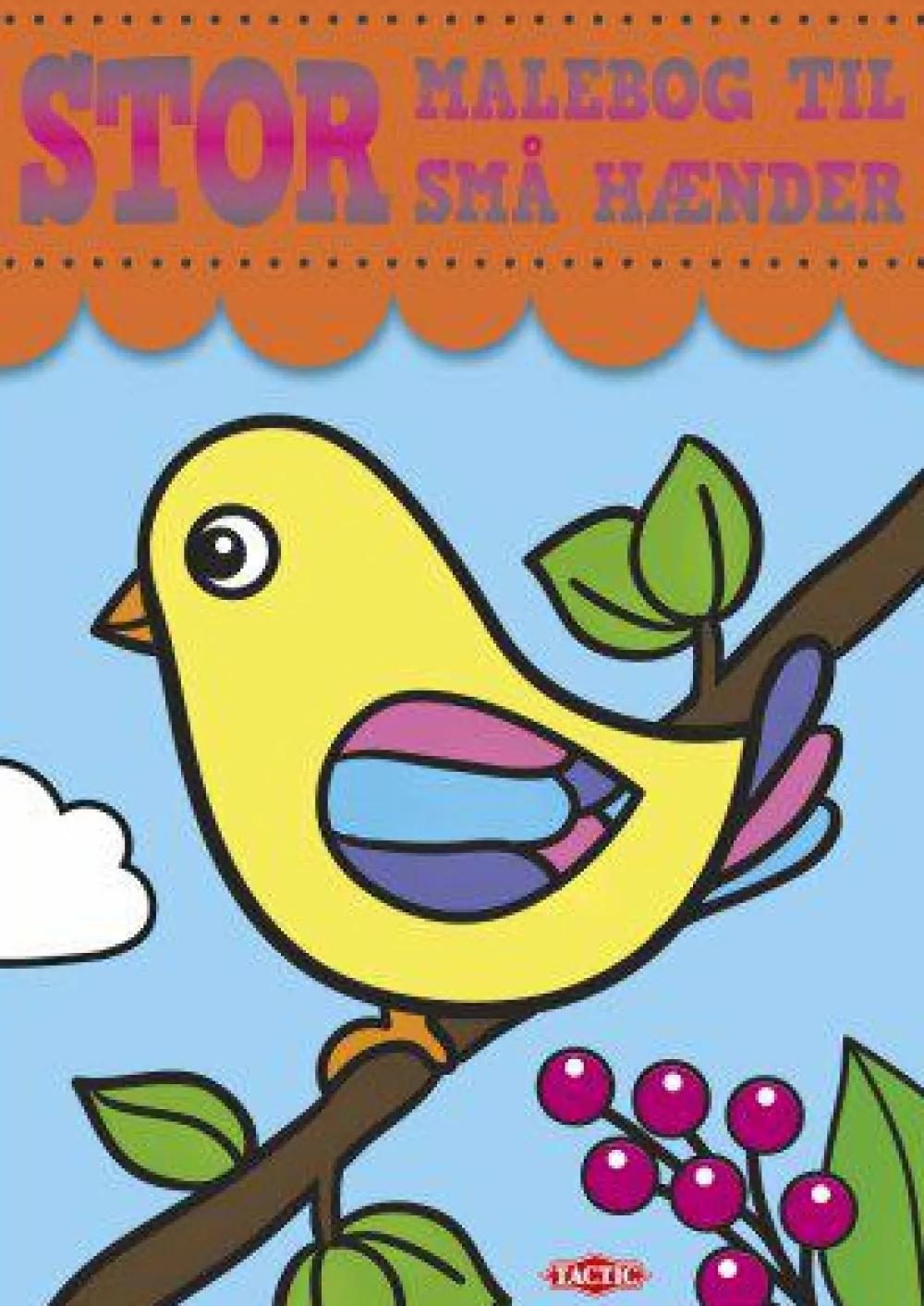 Hot Tactic Stor malebog til små hænder
