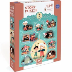 New Djeco Story puslespil m. 54 brikker - Pinocchio