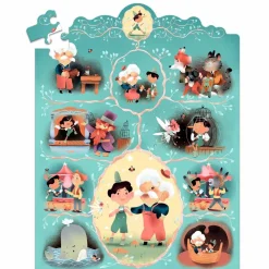 New Djeco Story puslespil m. 54 brikker - Pinocchio