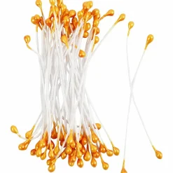 Sale Creativ Company Støvdragere til papirblomster - Orange, 100 stk